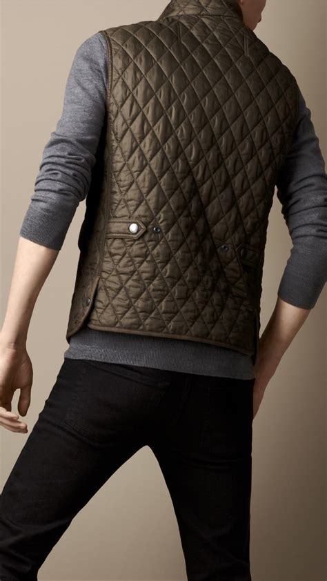 burberry gilet men|burberry quilted gilet men.